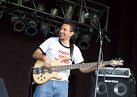 Performing at Powerfest Music Festival in Wisconsin, 2005.